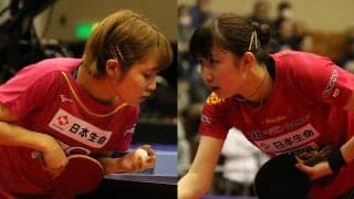 平野美宇と早田ひな、世界卓球代表切符かけた決勝へ　男子は神vs森薗に＜ジャパントップ12＞