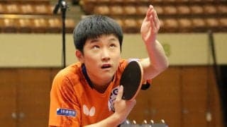 張本智和、決勝へ　地元仙台でストレート勝ち＜ジャパントップ12＞