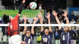 男子は東山がストレート勝ち　九州文化学園も２回戦進出　春高バレー速報（１）