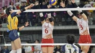 女子の古川学園がストレート勝ち　男子は鎮西が３回戦進出　春高バレー速報（２）