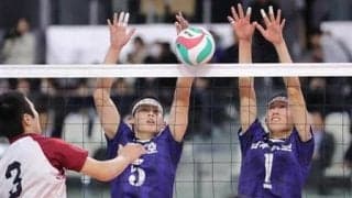 女子の東九州龍谷がストレート勝ち　男子は大村工が２回戦突破　春高バレー速報（６）