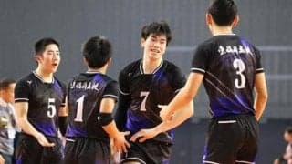 男子は東福岡が接戦制す　前回準Ｖの清風も３回戦進出　春高バレー速報（７）