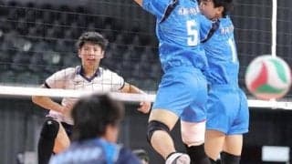 神奈川男子・慶応、フルセットの末に徳島科学技術を下す　春高バレー