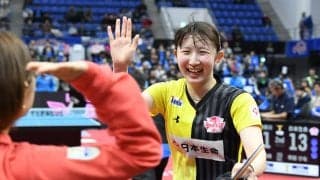 早田ひな、石川佳純下し今季8勝目　首位攻防戦は日本生命に軍配＜卓球・Tリーグ試合速報＞