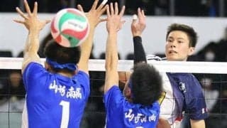 東山、「６割の力」でも快勝！エース・高橋が１４得点／春高バレー