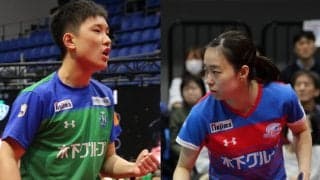 【今週の日本の卓球】年の瀬のノジマTリーグ　張本、丹羽、石川ら登場