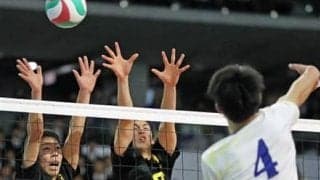 開智、強豪相手に力尽く　春高バレー