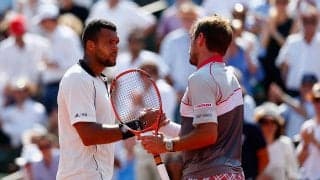 ワウリンカとツォンガがカタール国立博物館で手合わせ