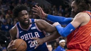 シクサーズのジョエル・エンビードが長期戦線離脱へ、左手薬指の靭帯を断裂する大ケガで手術