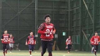 楽天ドラ1小深田ら新人10選手が始動！　“過酷”シャトルランで躍動