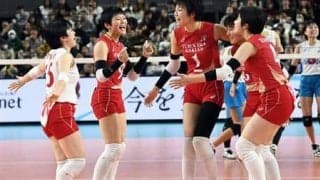 古川学園、意地のＶ王手　光った守備　春高バレー