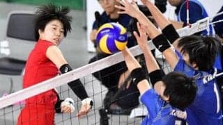 東九州龍谷、３年連続決勝！１６２センチ室岡がチーム最多３６点／春高バレー