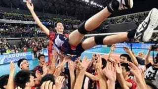 春高バレーで初優勝　東山のエースで主将の高橋藍さん（１８）