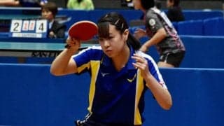 【卓球部】　全日本選手権が開幕！　２組が混合ダブルス３回戦へ