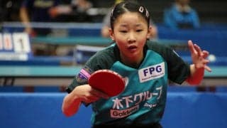 11歳・張本美和、白星スタート　“頭脳プレー”で高校生下す＜全日本卓球2020＞