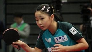 張本美和、本領発揮でジュニア女子3回戦進出＜全日本卓球2020＞