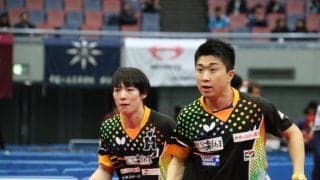 神・松平の彩たまペア、初戦快勝　“ノーシード”から表彰台目指す＜全日本卓球2020＞