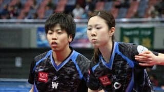硴塚/森田、“3度目の正直”でベスト8　森薗/伊藤にあと一歩も惜敗＜全日本卓球2020＞
