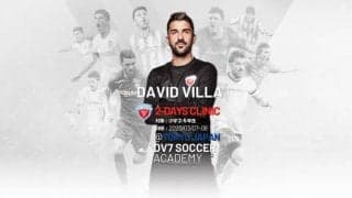 ダビド ビジャ DV7サッカーアカデミー、小学生対象のクリニックを日本初開催