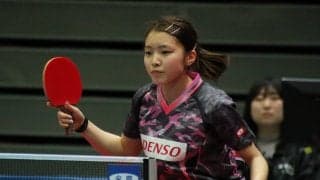 混合複ベスト4・阿部愛莉、女子単4回戦へ　「日本で今一番強い相手」伊藤美誠へ挑む＜全日本卓球2020＞