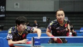 森薗/伊藤、ストレート勝ち　3連覇かかる決勝へ＜全日本卓球2020・混合複＞