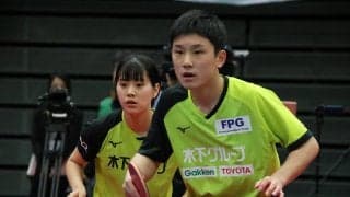 張本/長﨑、2年連続決勝進出　森薗/伊藤とのリベンチマッチへ＜全日本卓球2020・混合複＞