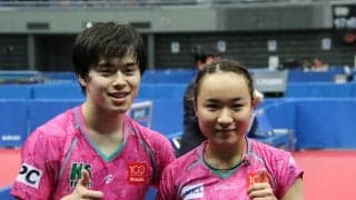 森薗政崇/伊藤美誠、大会3連覇　張本/長﨑は2年連続準V＜全日本卓球2020・混合複＞