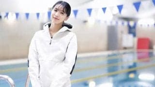 傳谷英里香さん、スイムで苦戦。正しい息継ぎの習得を「あきらめない！」