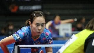 石川佳純「良いプレーができた」　森薗に勝利し5回戦へ＜全日本卓球2020＞