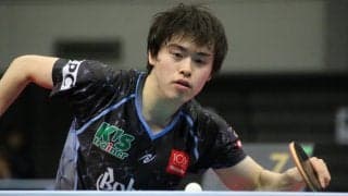 混合複3連覇・森薗政崇、動きの違いに苦戦もシングルス白星発進＜全日本卓球2020＞