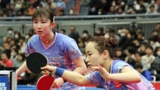 伊藤/早田の“みまひな”ペア、ベスト8入り　大学2位ペア下す＜全日本卓球2020＞