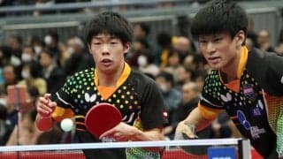 男子ダブルスは8強決定　高校生ペア・戸上/宮川、水谷/大島に挑む＜全日本卓球2020＞