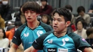 「1番以外は忘れられる」　優勝目指す三部/及川、ベスト4進出＜全日本卓球2020＞