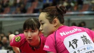 男女複で栄冠に輝くペアは　大会6日目見どころ＜全日本卓球2020＞