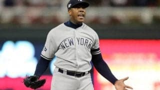 【MLB】ヤ軍チャップマン「ドラマ見ている」　“宿敵”サイン盗みへの意味深ツイートが話題