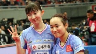 【速報】伊藤美誠/早田ひな組が3連覇　伊藤は3年連続3冠まであと2試合＜全日本卓球2020＞