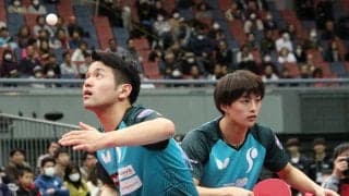 【速報】専修大・三部/及川、令和初の男子ダブルス王者に＜全日本卓球2020＞