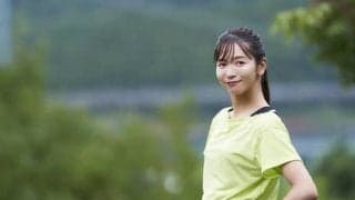 傳谷英里香さん、エクササイズで練習効果アップ。体勢が少しきつい！