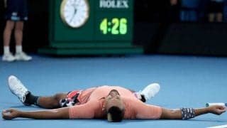 キリオスの安堵。ドラマティックな死闘後の写真に8万以上の「いいね」