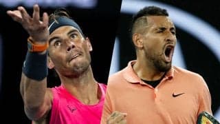 【27日17時開始予定】ナダルVS地元キリオス。世界王者と屈指の才能が激突