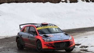 WRC2部門参入のヒュンダイ、初戦はグリアジンがポディウムフィニッシュ