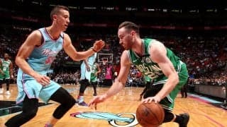 東の上位対決、セルティックスのゴードン・ヘイワードがヒート撃破の立役者に「毎試合プレーオフのように戦う」