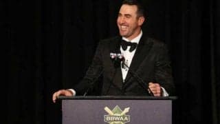 【MLB】バーランダー「愛にとても感謝」　肩出し美脚ドレス姿のケイト夫人と夜会写真