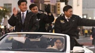 ホークス、宮崎“日本一”パレードに5万人！　工藤監督「来年もいい報告を」
