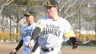 鷹スチュワートJr.、初の日本キャンプに手応え　「いい練習ができました」