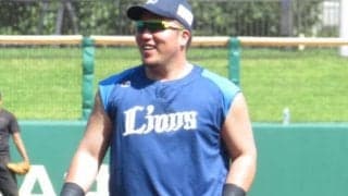 西武山川、“カメラ強襲弾”に感じさせる凄み「練習の球ならいくらでも打てる」