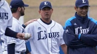 西武松坂が初ブルペンで背番号と同じ16球　受けた昨季MVP森「めっちゃ緊張しました」