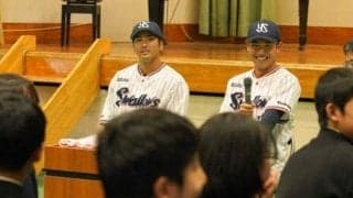 燕ドラ1奥川、中学時代は「公務員になりたかった。市役所に…」　地元生徒と交流