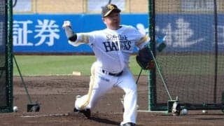鷹ドラ3津森が打撃投手初登板　内角攻め武器も、工藤監督から「味方は殺すなよ」