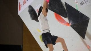 16歳の新星・松藤藍夢が首位。野口啓代は4位発進　ボルダリングジャパンカップ2020【女子予選】